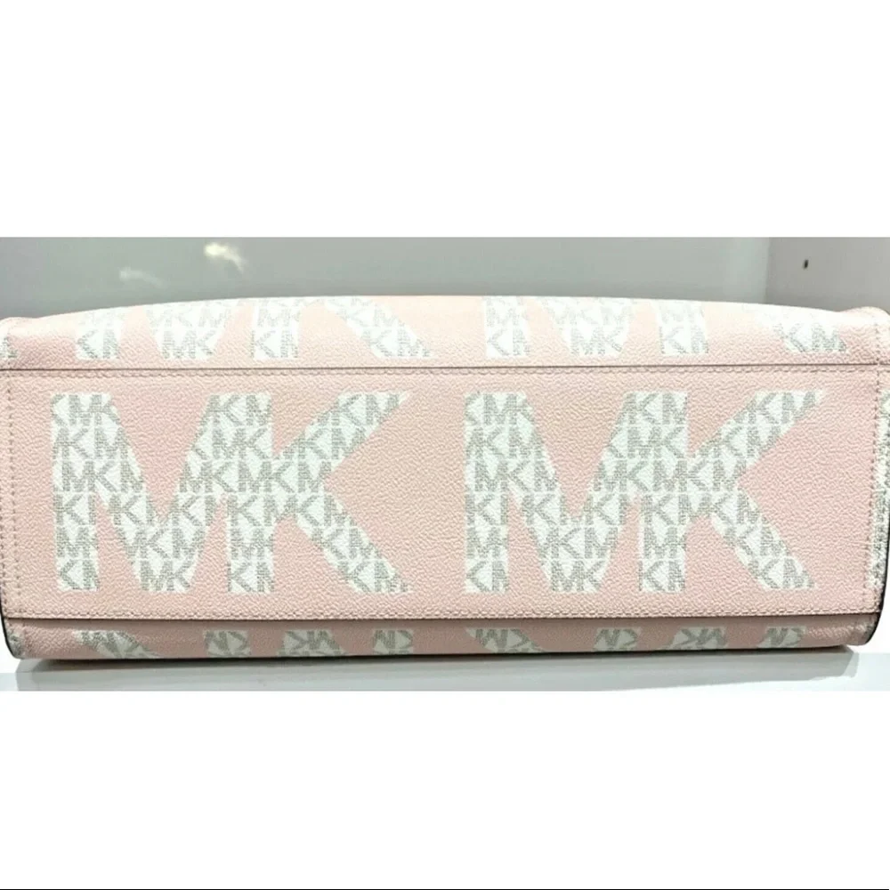 Michael Kors NWT Kenly Powder Blush Multi Large Tote $398 - Picture 5 of 7